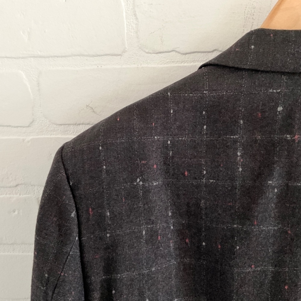 Vintage Biella Italian Wool Blazer Quiet Luxury 40R Julien Poulin - Picture 8 of 11